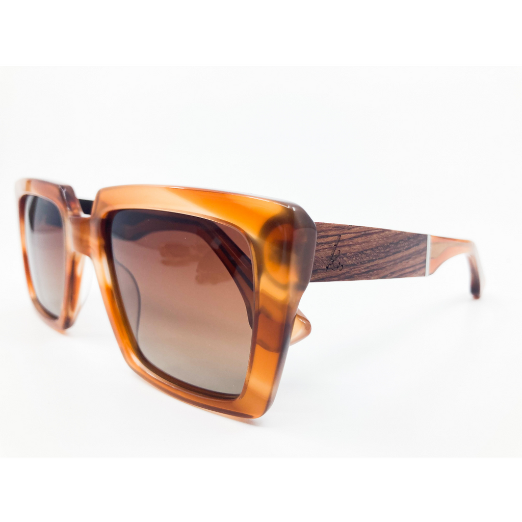 The Old Fashion Acetate / Wood Sunglasses by K-oba Eyewear