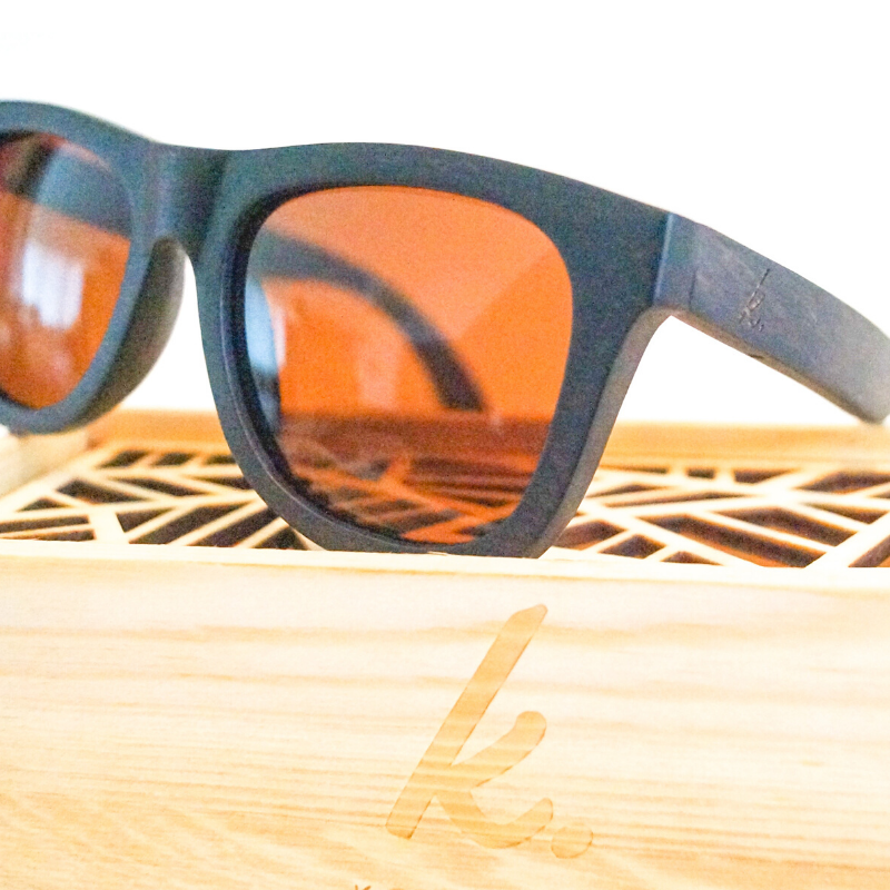 787 Wooden Sunglasses by K-OBA Eyewear